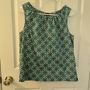 Vineyard Vines Magnolia Sleeveless Top M Camden Green